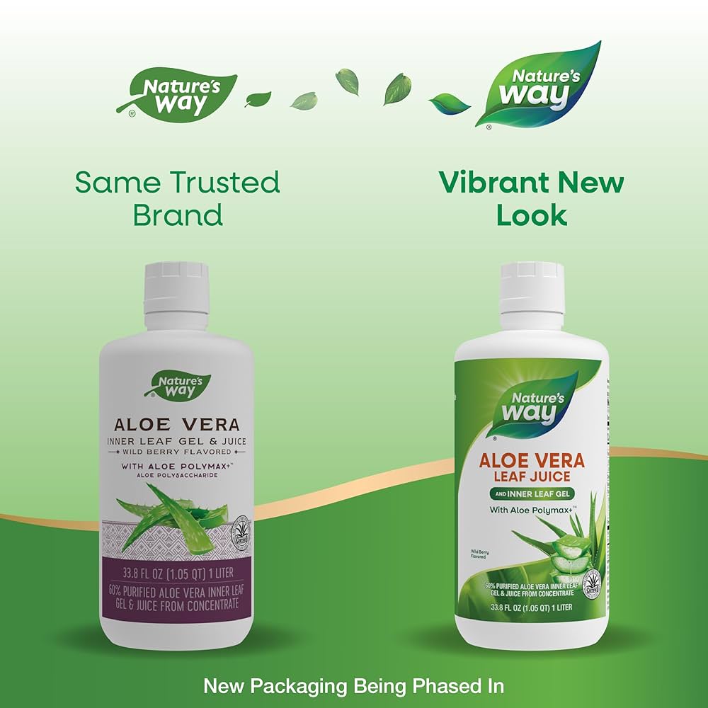 Amazon.com: Nature's Way Aloe Vera Leaf Juice and Inner Leaf